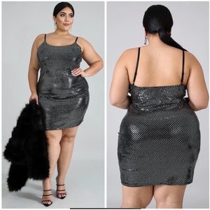 Plus Size Sequin Dress